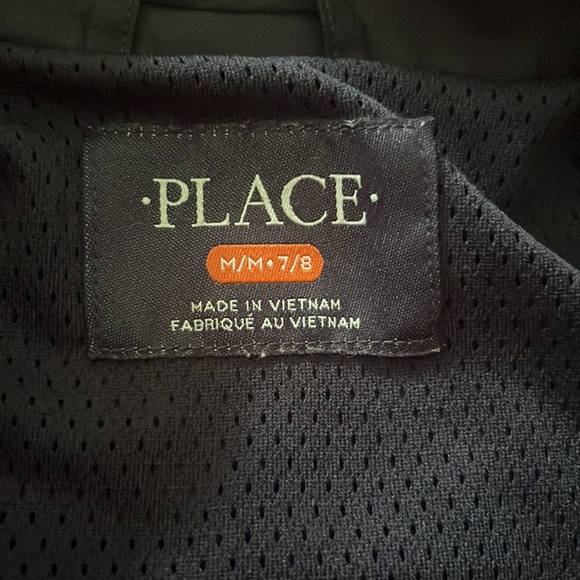 EUC The Children’s Place navy jacket, sz 7/8 - Picture 4 of 5